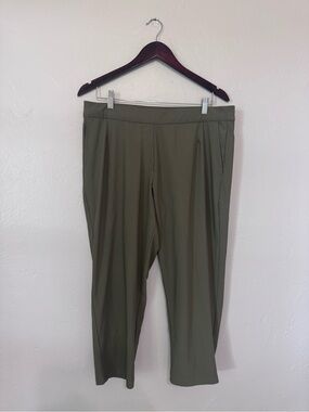Nike Golf Pants‎ Olive Green Stretch Athletic Trousers Womens 17.5x25